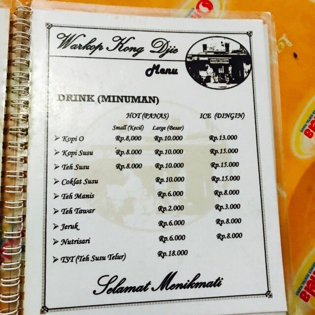 Warung Kopi Kong Djie